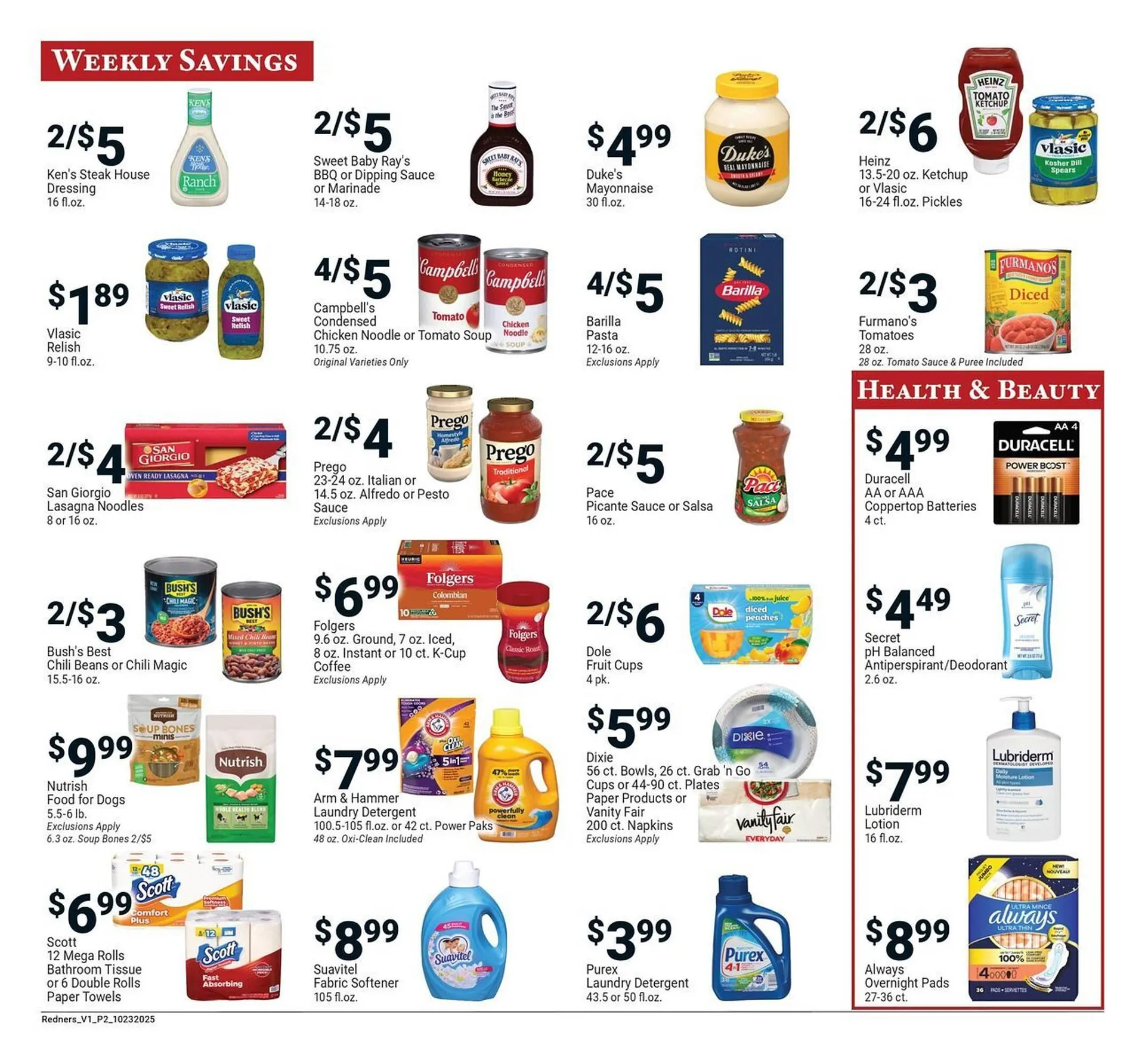 Weekly ad Redner's Warehouse weekly ad from October 23 to October 29 2025 - Page 2