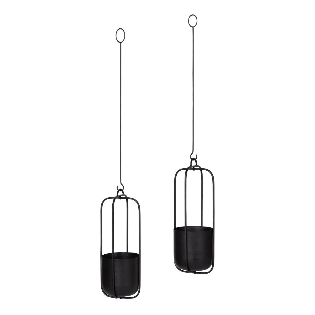 Jansen Metal Hanging Planter - Set of 2 (Set of 2)