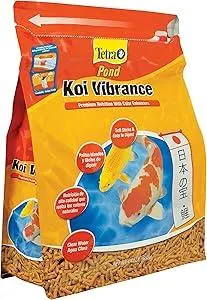 TetraPond Koi Vibrance 1.43 Pounds, Soft Sticks, Floating Pond Food