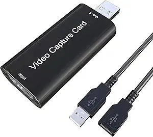 Capture Card for Streaming - 4K HDMI Video Capture Card,Cam Link Card Game Audio Capture Adapter,HDMI to USB 2.0 Record Capture Device for Streaming, Gaming,Live Broadcasting