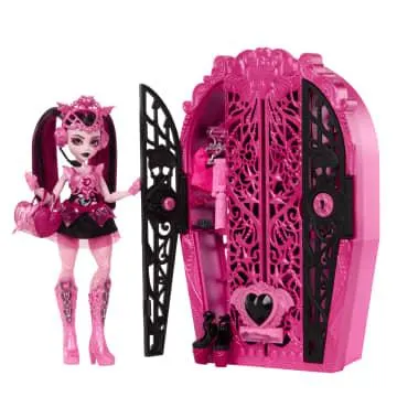 Monster High Skulltimate Secrets Monster Mysteries Playset, Draculaura Doll With 19+ Surprises