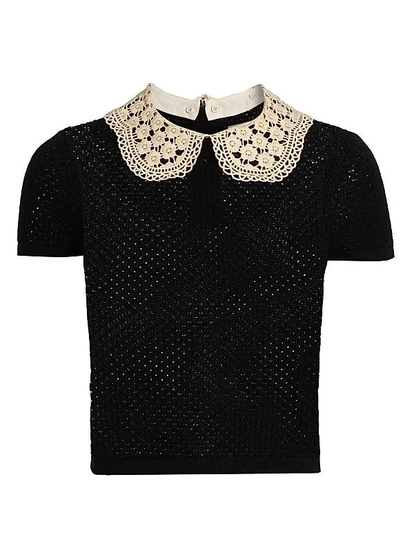 Ciara Lace Collar Top