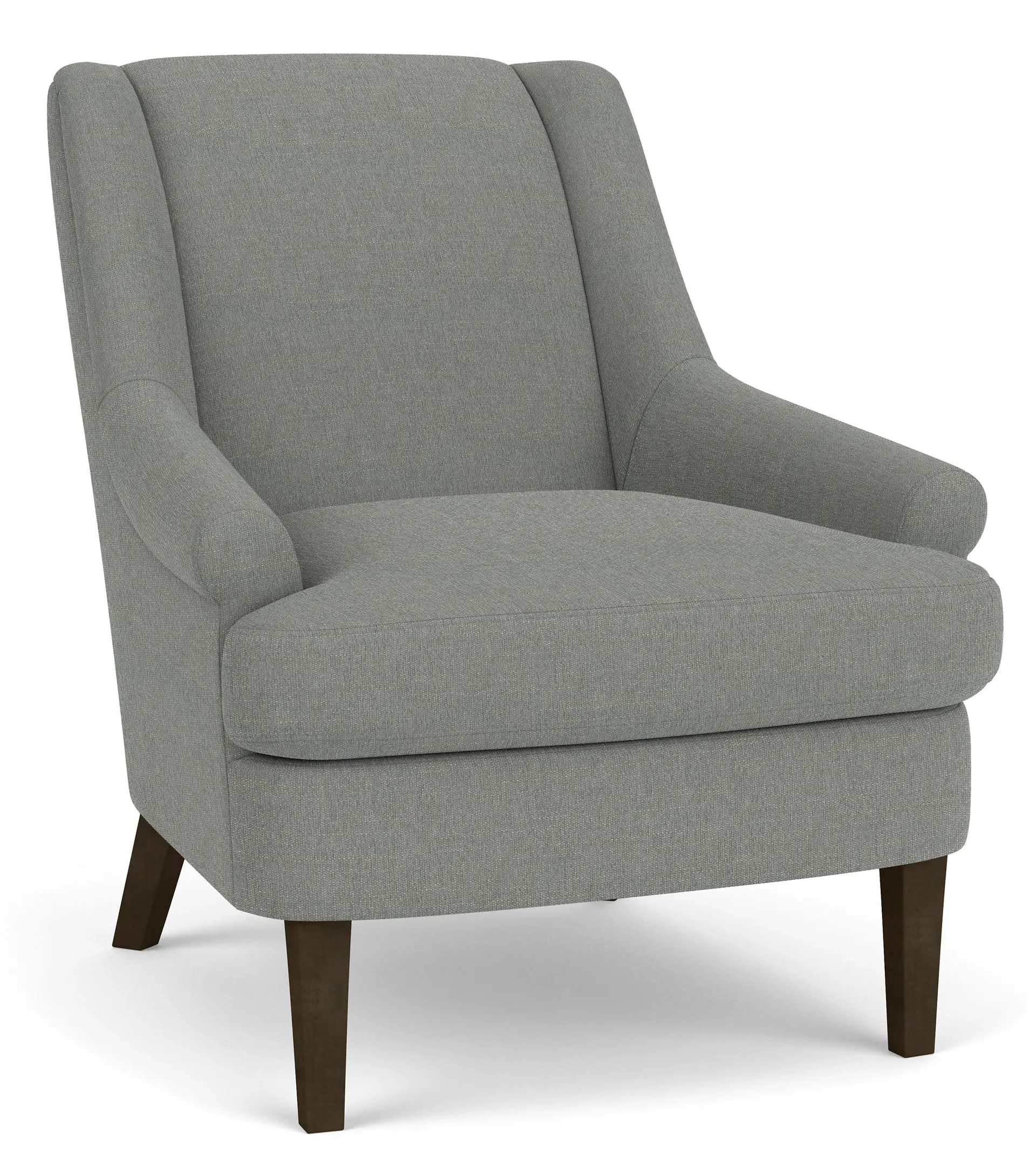 Louise Chair in Hawkins Cadet w/Charcoal Legs
