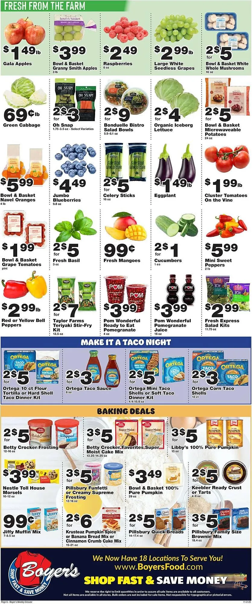 Weekly ad Boyer's Food Markets weekly ad from November 2 to November 8 2025 - Page 6