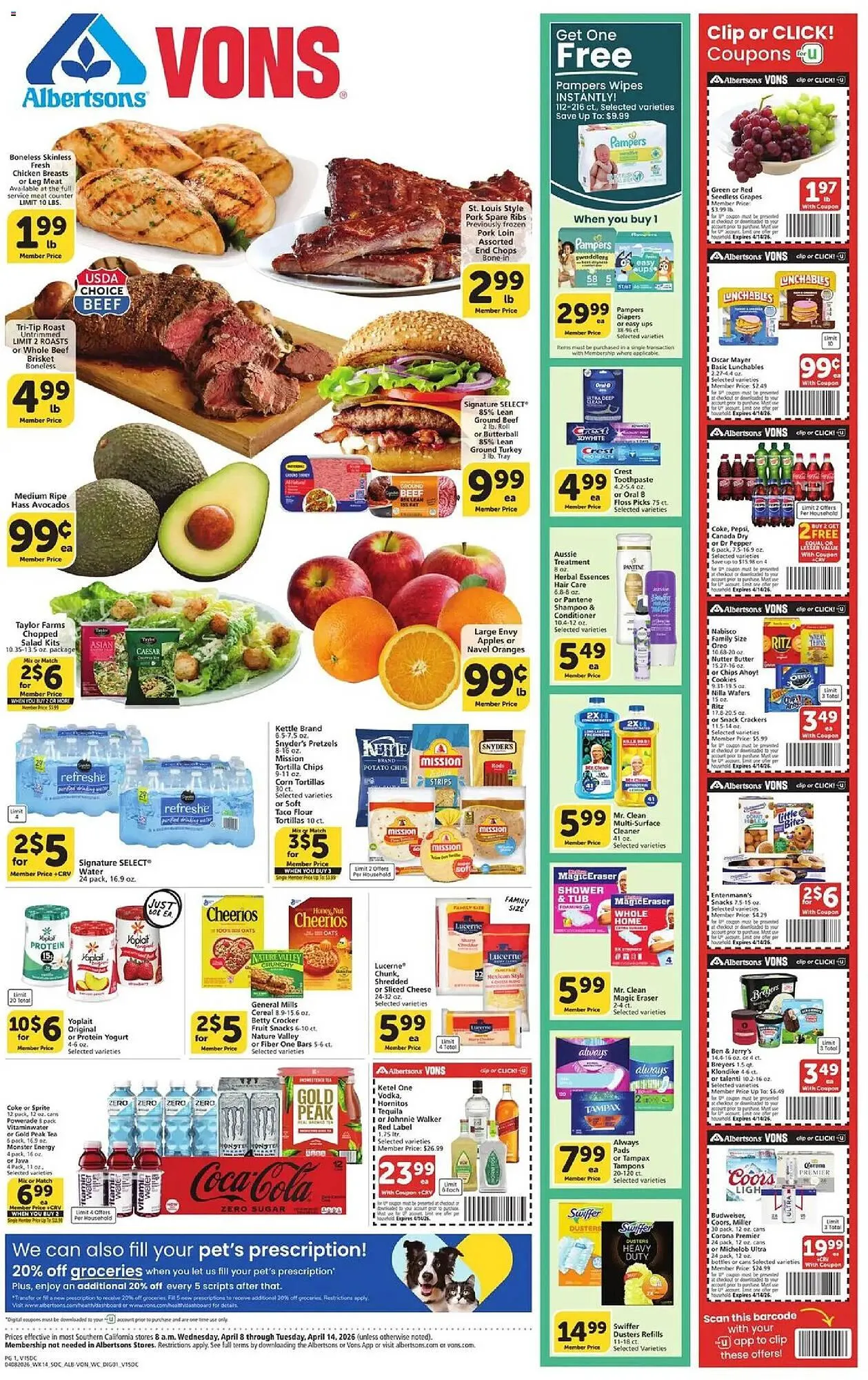Vons weekly ad - 1