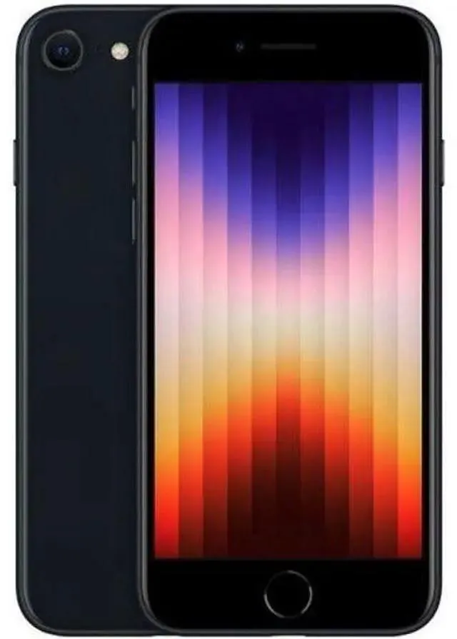 Apple iPhone SE (2022) - 128GB - Midnight - Fully Unlocked - Excellent (Grade A)