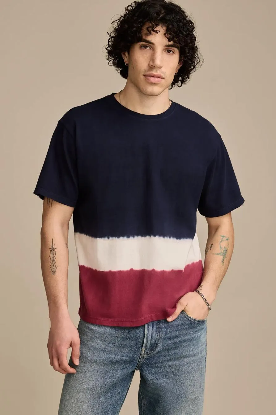 dip dye relaxed fit t shirt