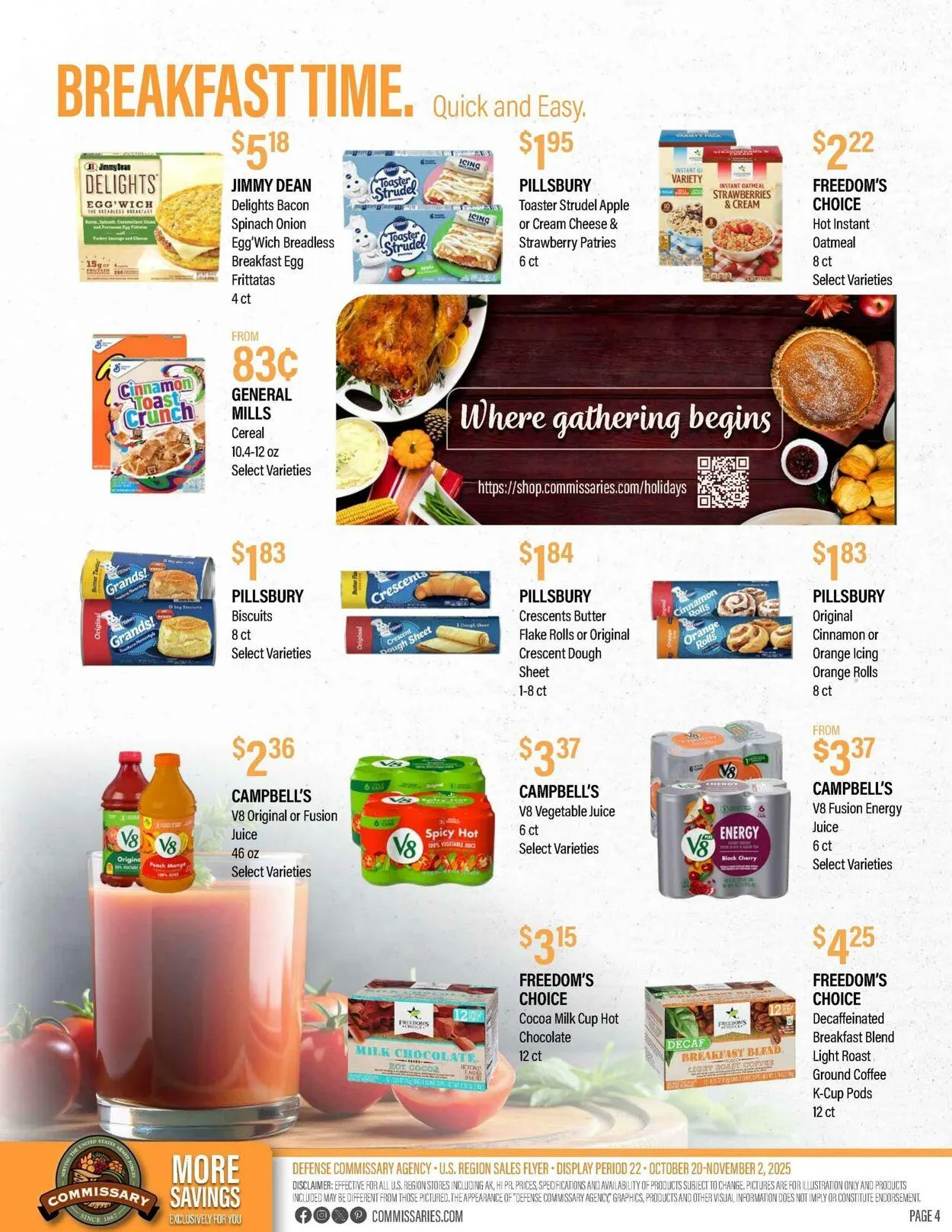 Weekly ad Commissary - Fort Irwin from October 20 to November 2 2025 - Page 4
