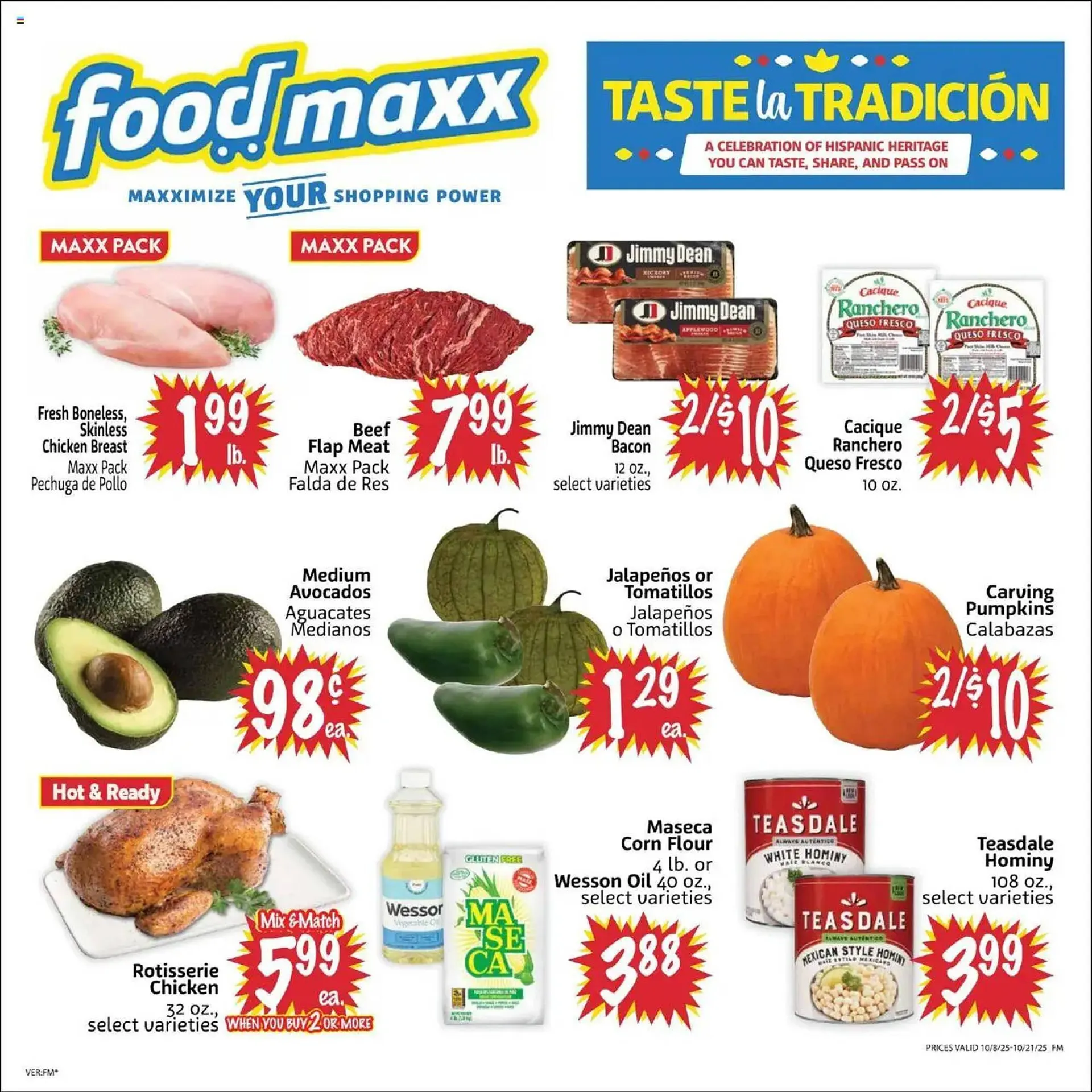 Weekly ad Foodmaxx weekly ad from October 8 to October 22 2025 - Page 1