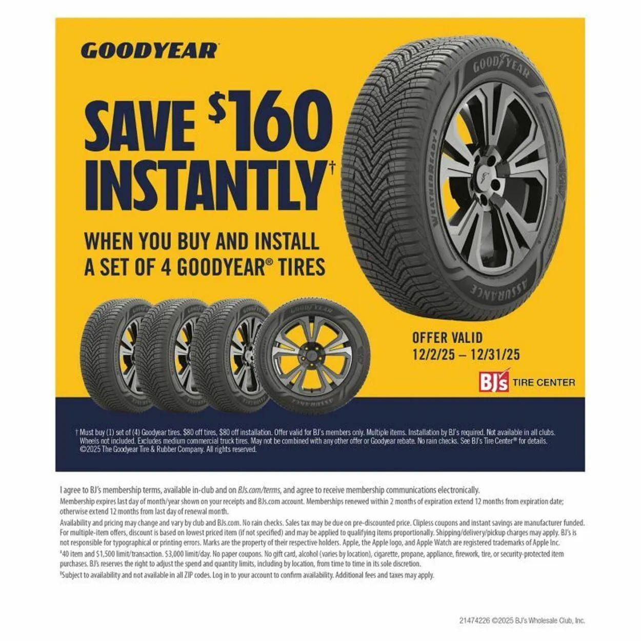 Weekly promotion BJ's spanning from December 12 to December 26 2025 - Page 52 for Catalogue 365