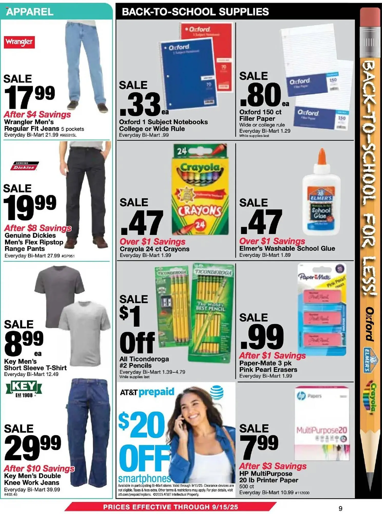 Weekly ad Bi-Mart Weekly Ad from August 26 to September 16 2025 - Page 9