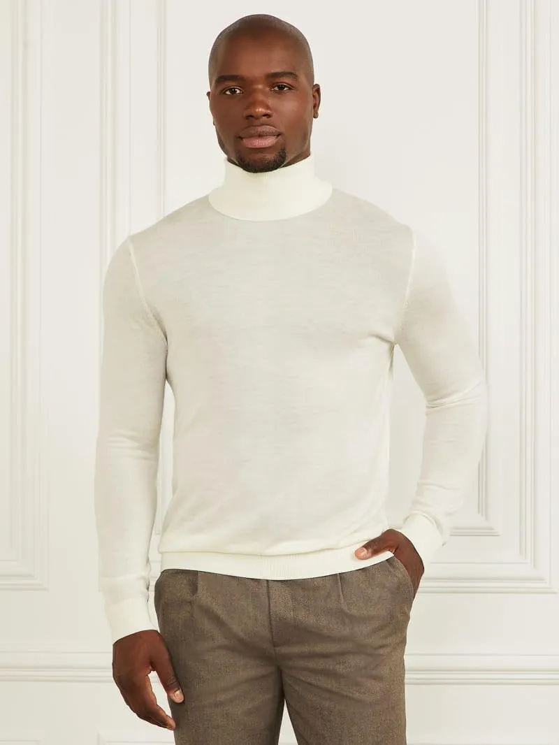 Merino Wool Turtleneck Sweater