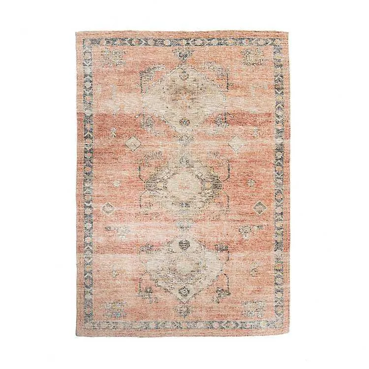 Orange Kamila Area Rug, 5x7