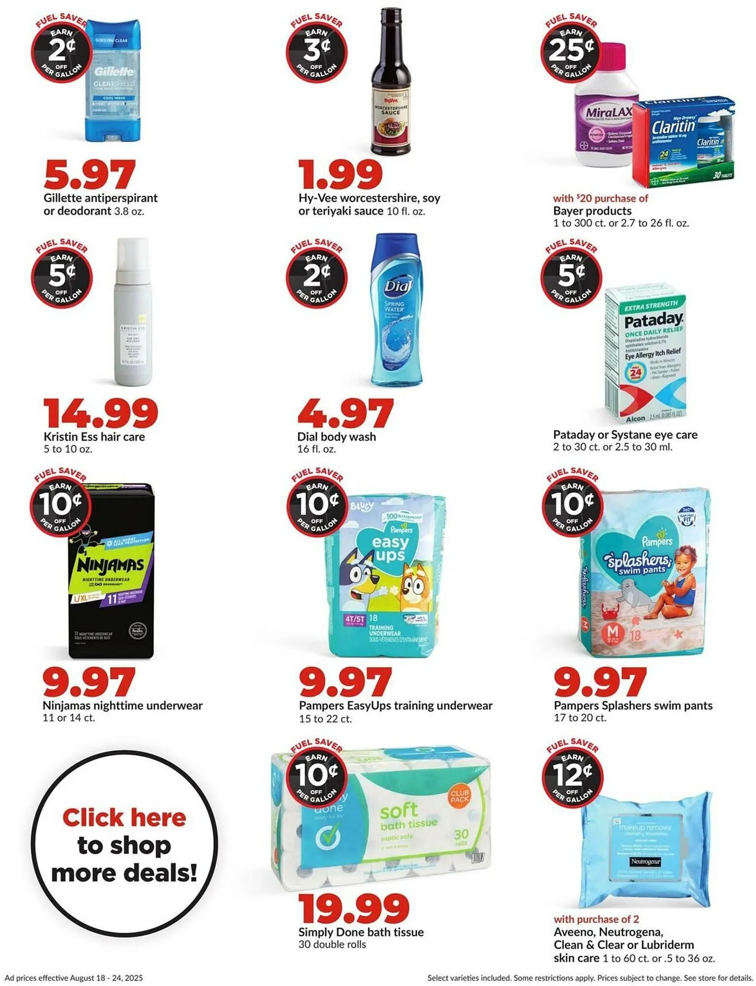 Weekly ad Hy-Vee Weekly Ad from August 18 to August 24 2025 - Page 7