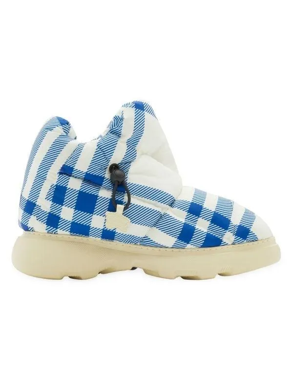 Check Pillow Boots