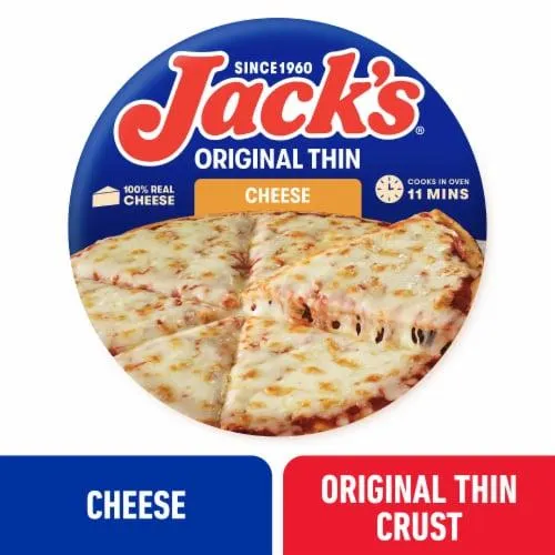 Jack’s Original Thin Cheese Pizza Thin Crust Frozen Cheese Pizza