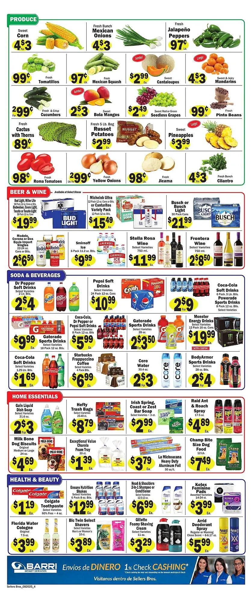 Weekly ad Sellers Bros Weekly Ad from August 20 to August 26 2025 - Page 4