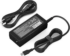 Replacement 65W USB C Laptop Charger Compatible with HP Chromebook and All 65W USB Type C Power Adapter