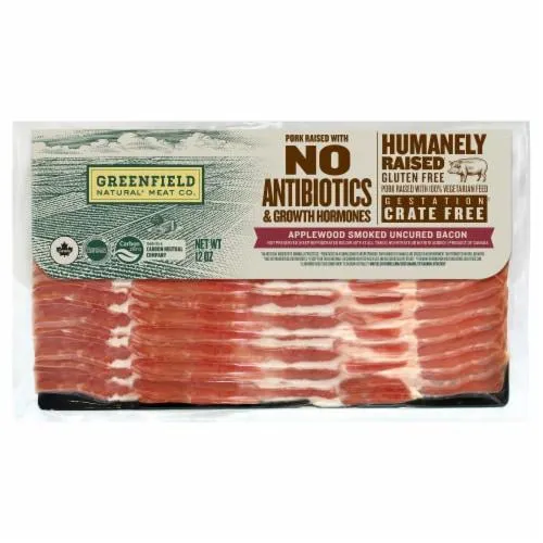 Greenfield Natural Meat Uncured Applewood Smoked Bacon