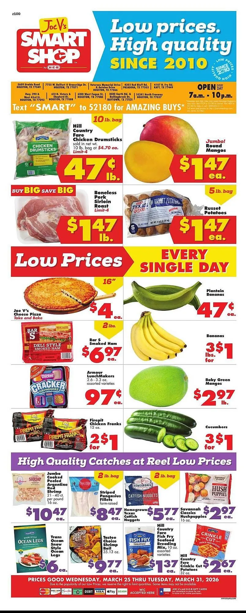 Weekly ad Joe V's Smart Shop weekly ad from March 25 to March 31 2026 - Page 1