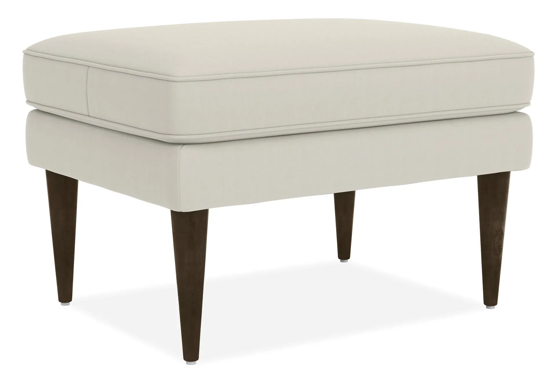 Bradford 25w 19d 17h Ottoman in Tepic White