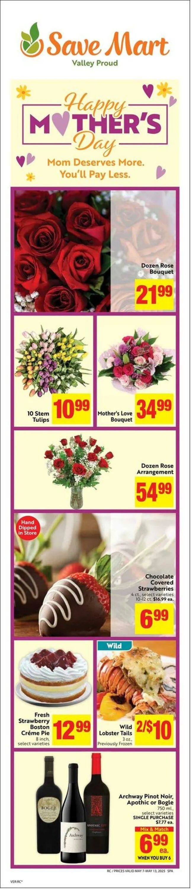 Weekly ad Save Mart Current weekly ad from May 7 to May 13 2025 - Page 1