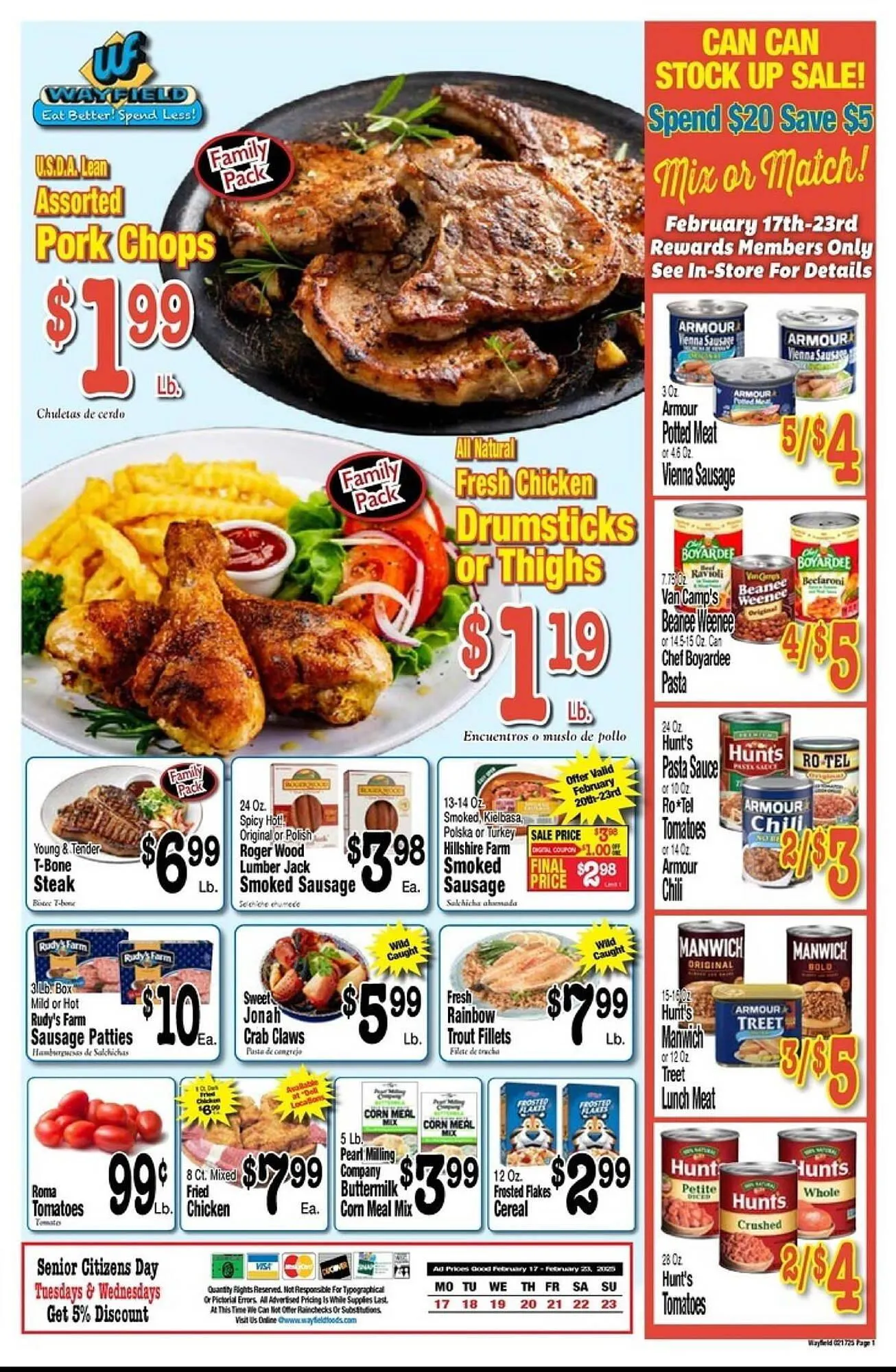 Wayfield Weekly Ad - 1