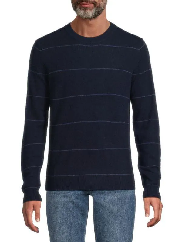 Classic Fit Striped Cashmere Sweater