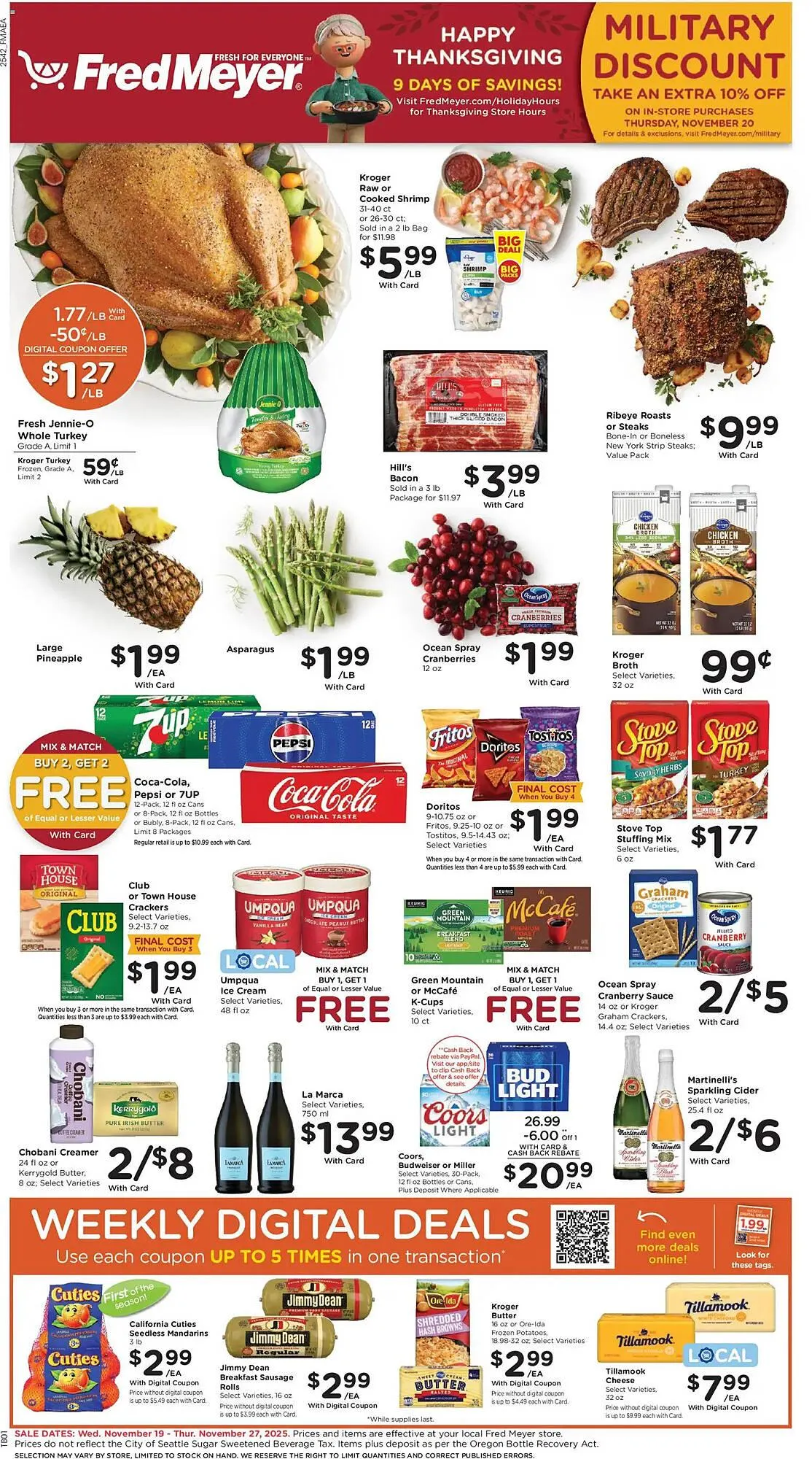 Weekly ad Fred Meyer weekly ad from November 19 to November 28 2025 - Page 1