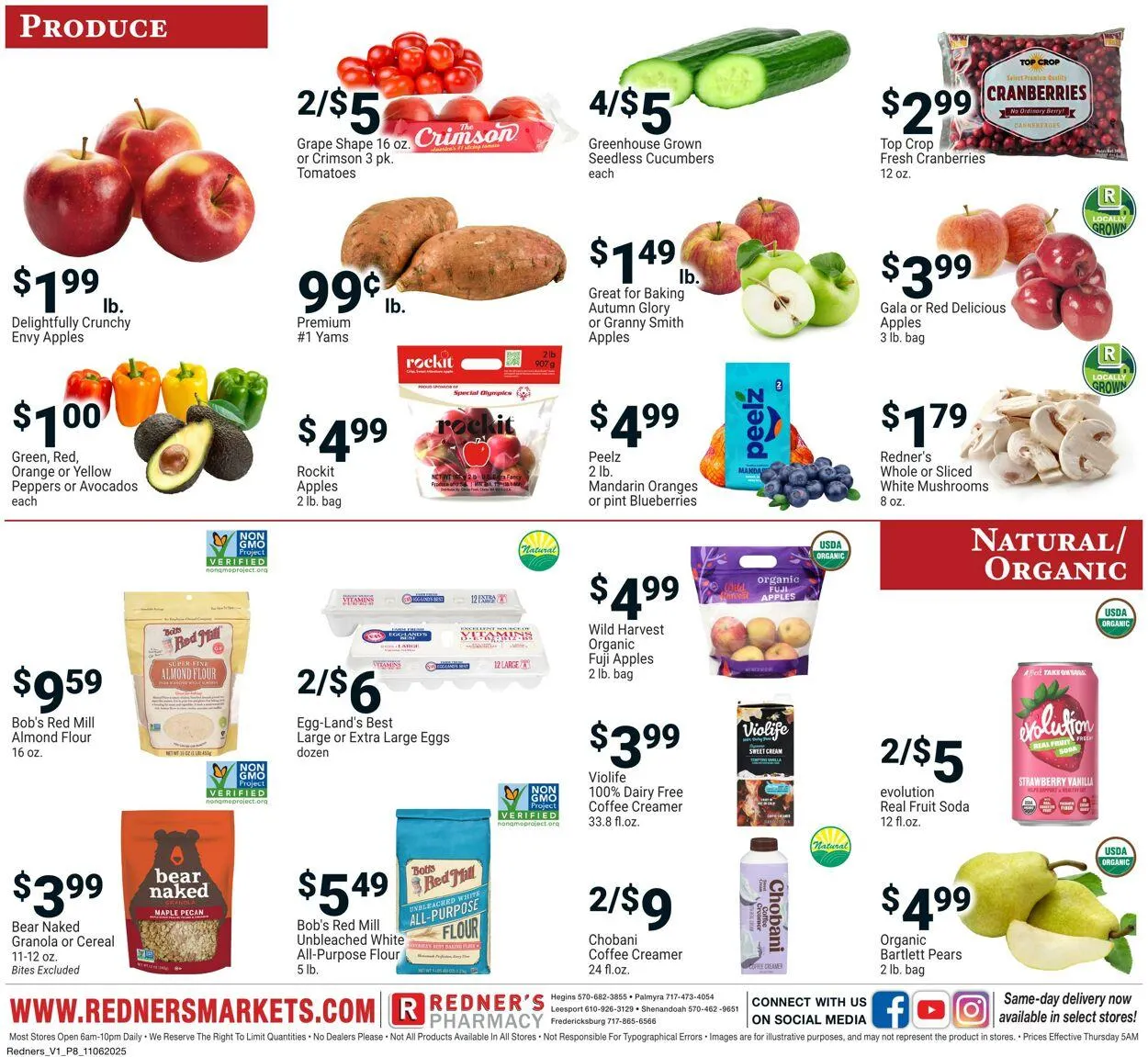 Weekly ad Redner’s Warehouse Market Current weekly ad from November 6 to November 12 2025 - Page 8