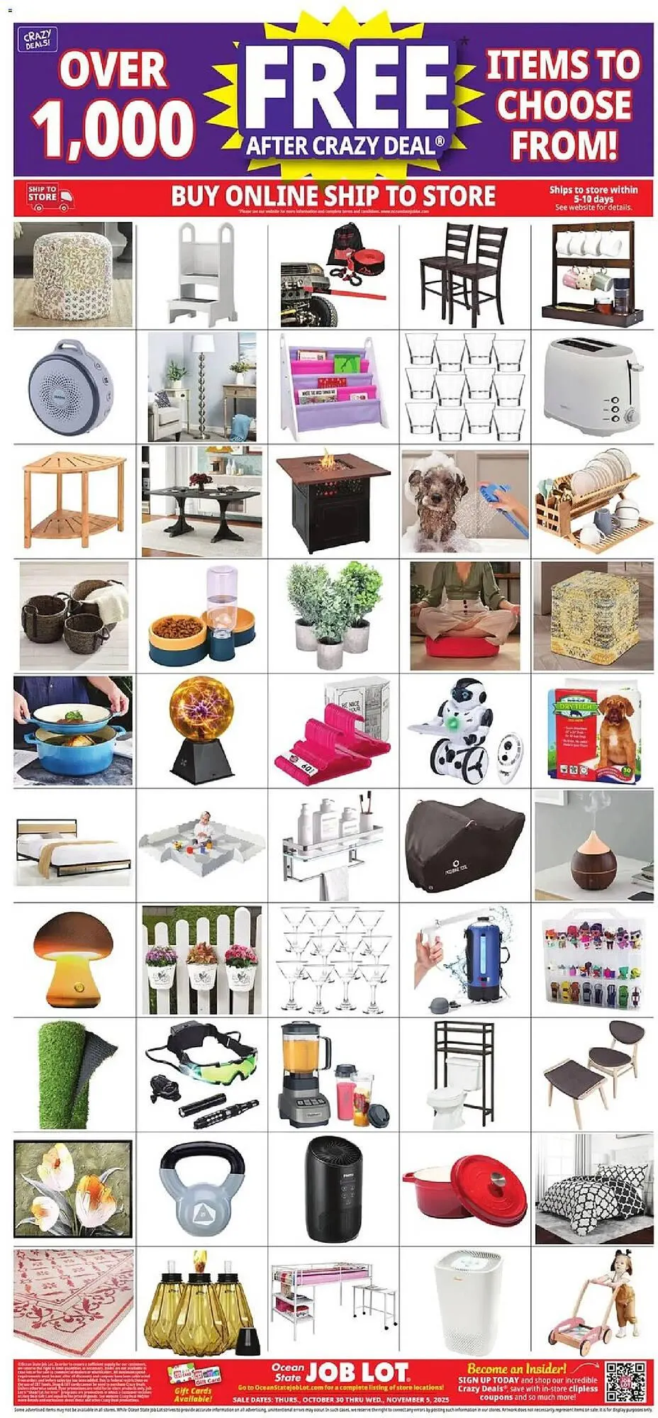 Weekly ad Ocean State Job Lot flyer from October 30 to November 5 2025 - Page 20