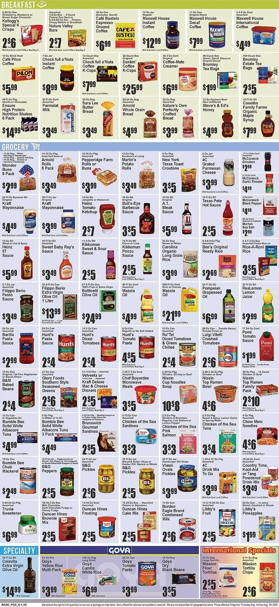 Weekly ad Food Universe Weekly Ad from August 1 to August 7 2025 - Page 6