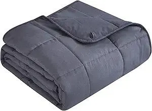 Topcee Weighted Blanket for Adults (20 lbs, 60" x 80") Queen Size Soft Cooling Heavy Blanket Sleeping, Apply to 190-210 lbs Body, Thick Breathable Blanket with Glass Bead, Easy Care