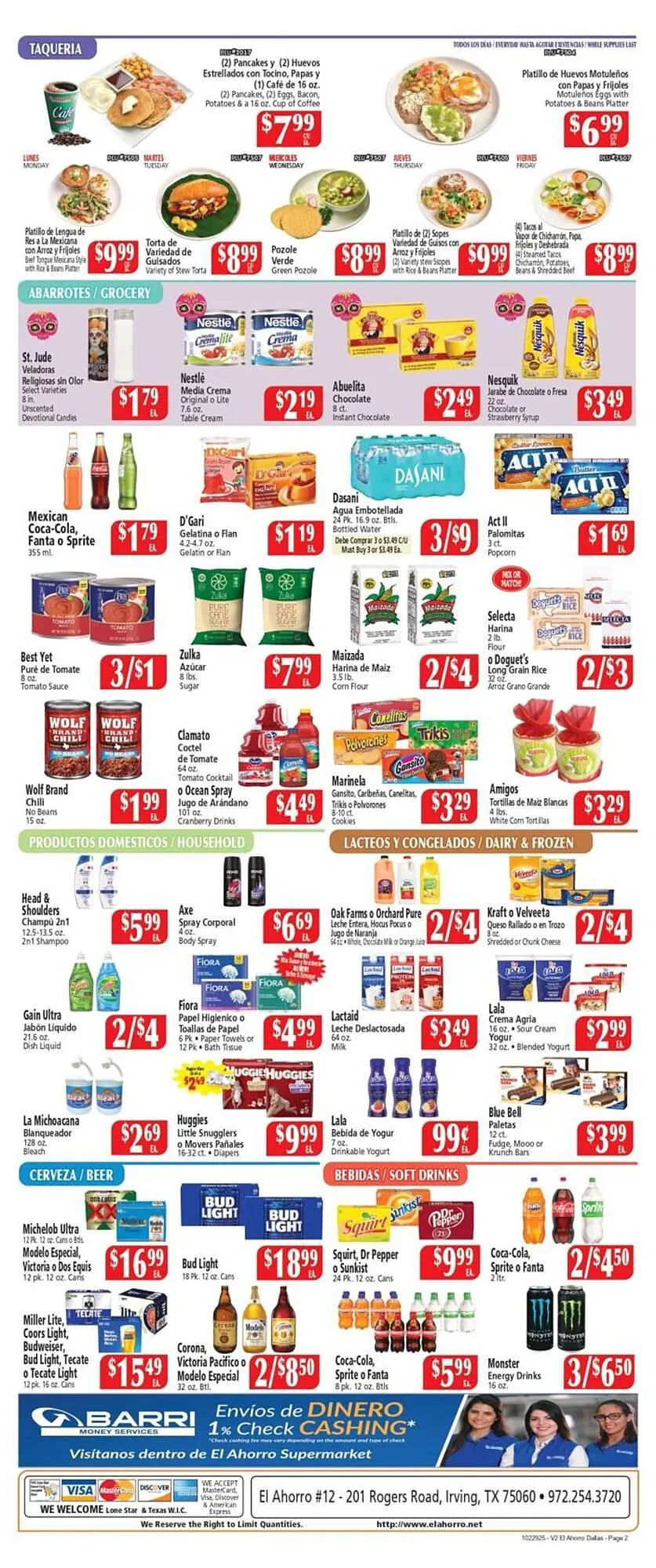 Weekly ad El Ahorro weekly ad from October 29 to November 4 2025 - Page 2