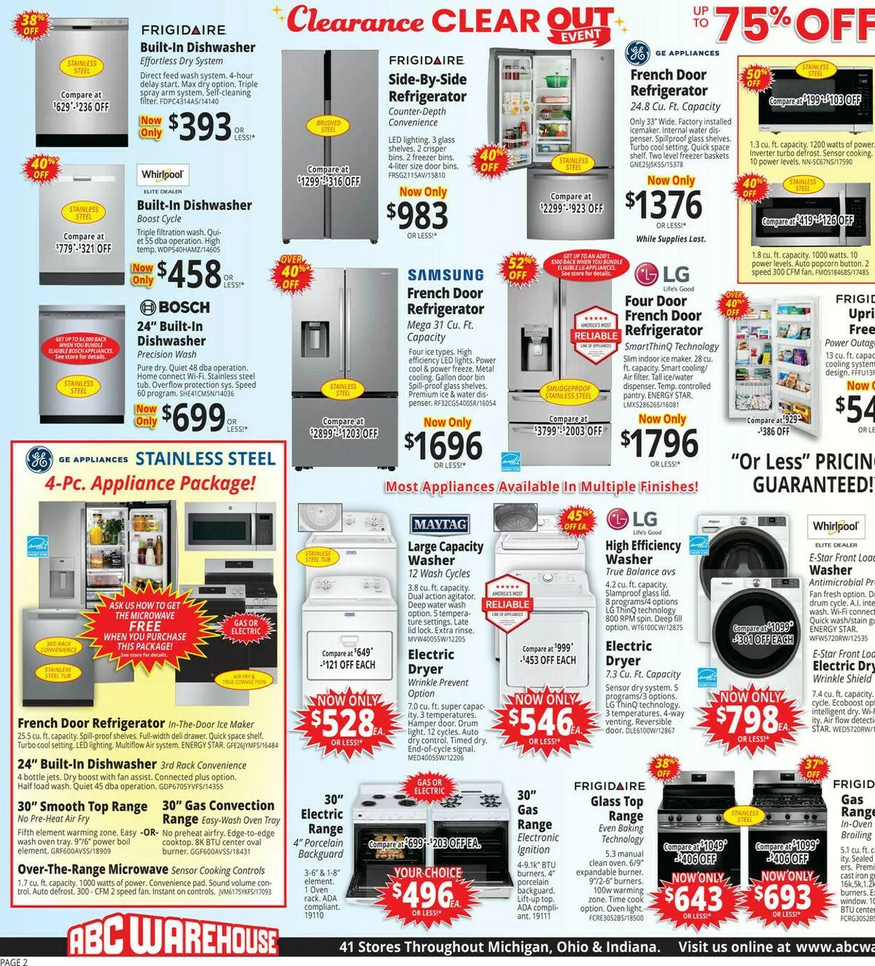 Weekly ad ABC Warehouse Current weekly ad from July 27 to August 2 2025 - Page 2