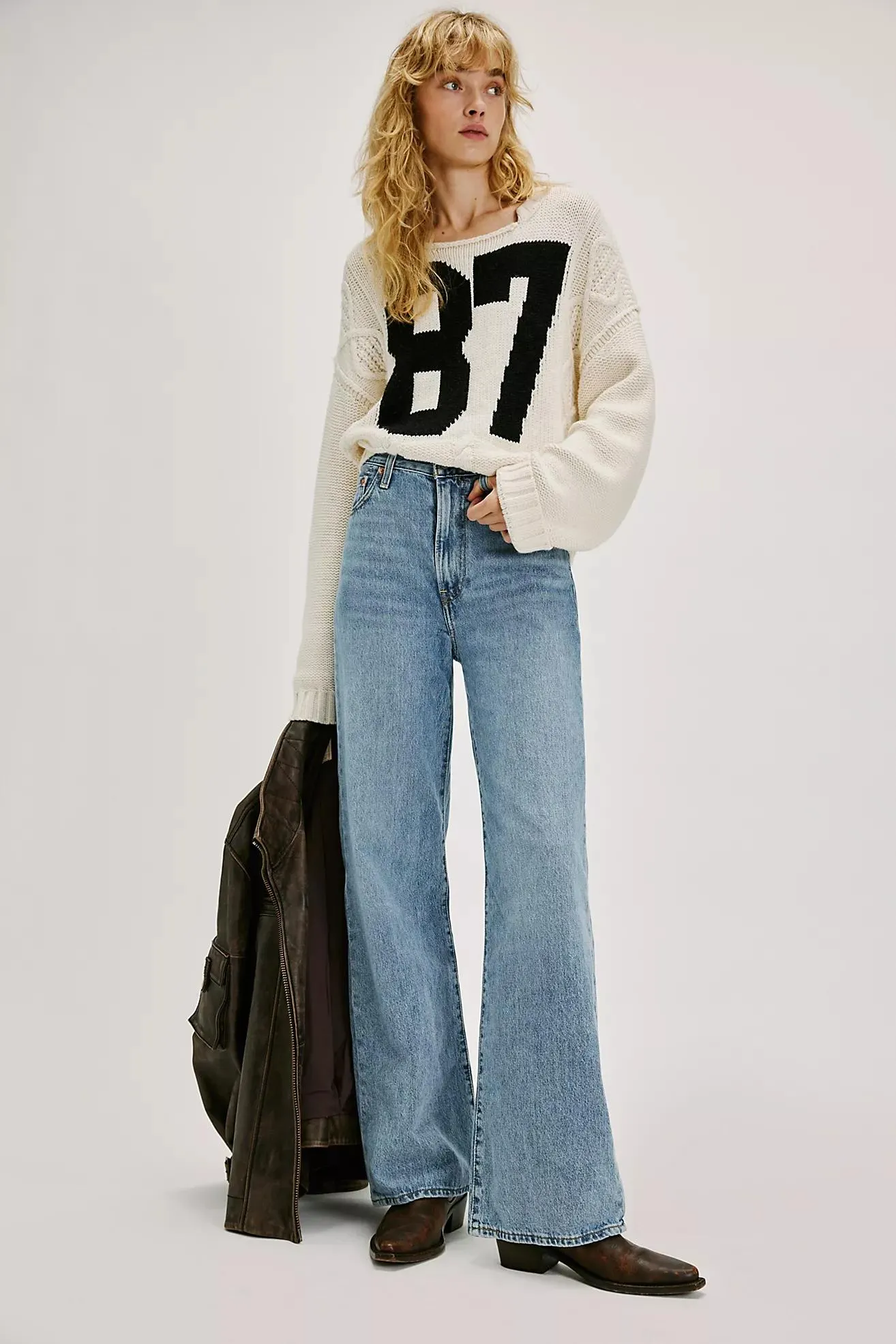 Levi's Ribcage Wide-Leg Jeans