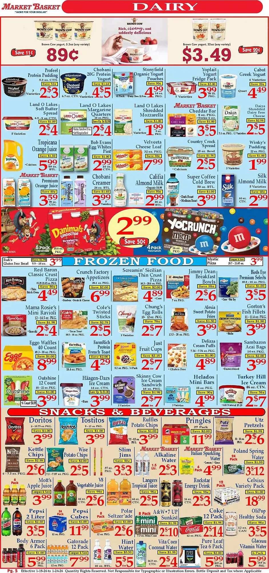 Weekly ad Market Basket weekly ad from January 18 to January 24 2026 - Page 5