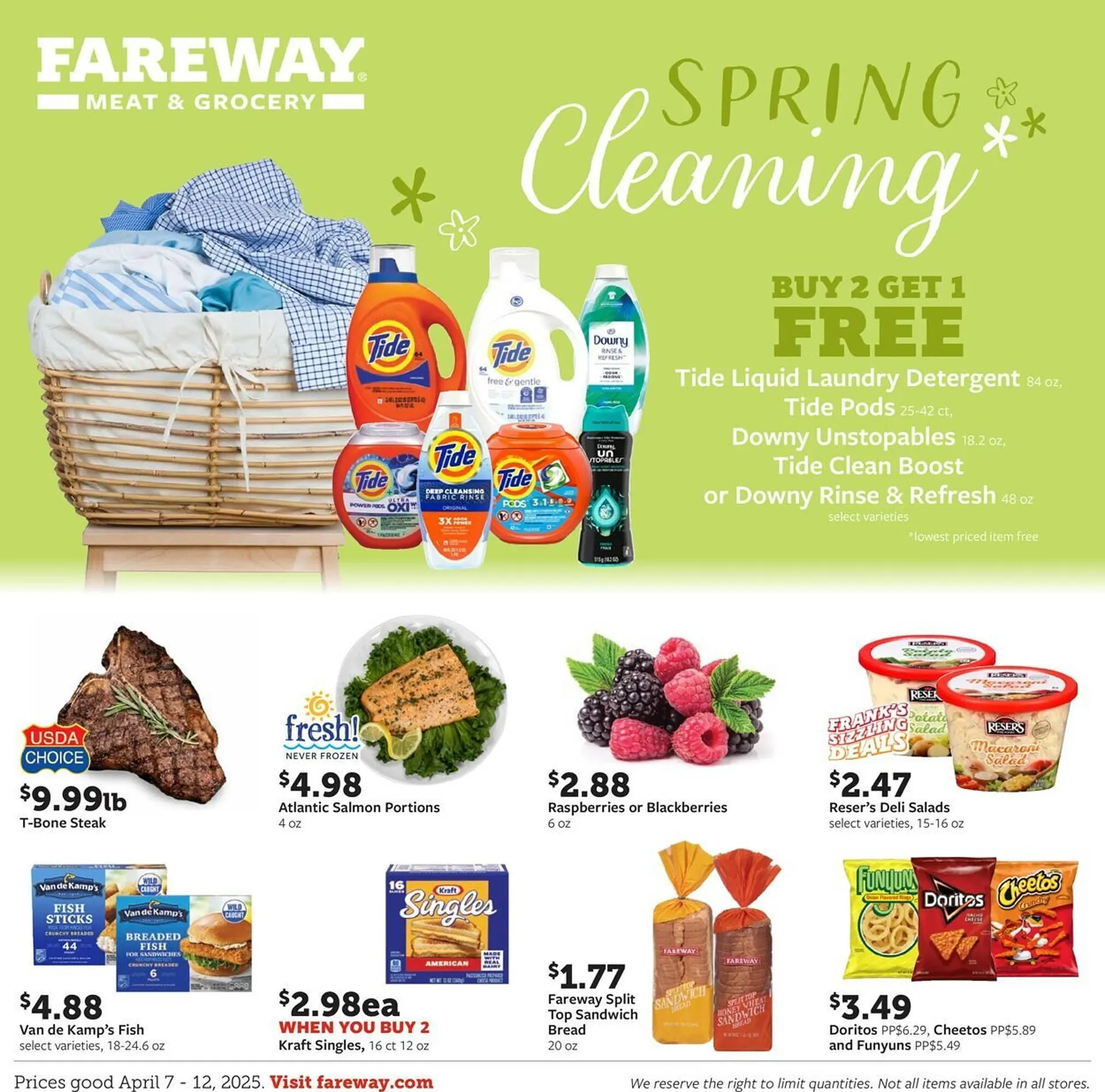 Weekly ad Fareway Weekly Ad from April 6 to April 12 2025 - Page 1