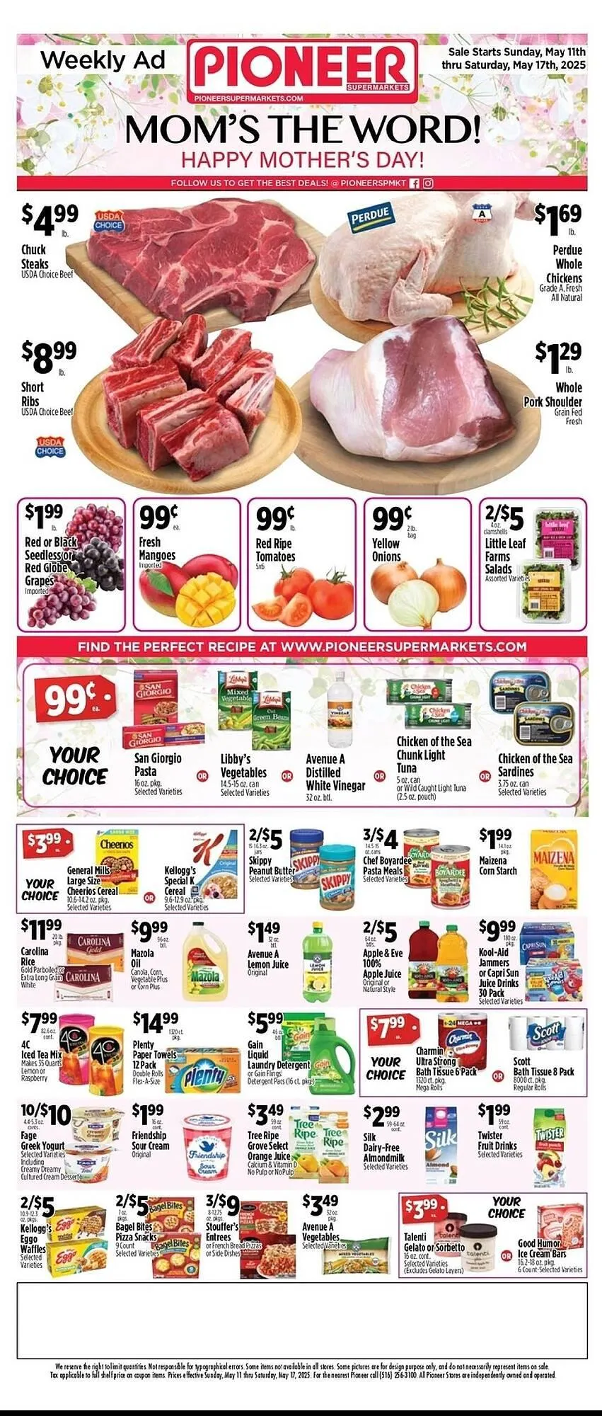 Weekly ad Pioneer Supermarkets Weekly Ad from May 11 to May 17 2025 - Page 1