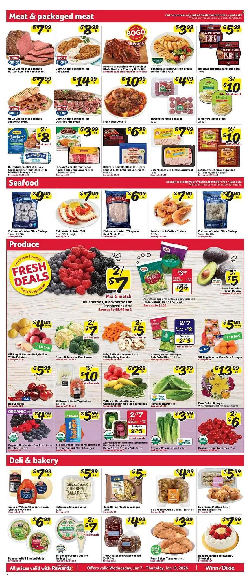 Weekly ad Winn Dixie weekly ad from January 7 to January 13 2026 - Page 2