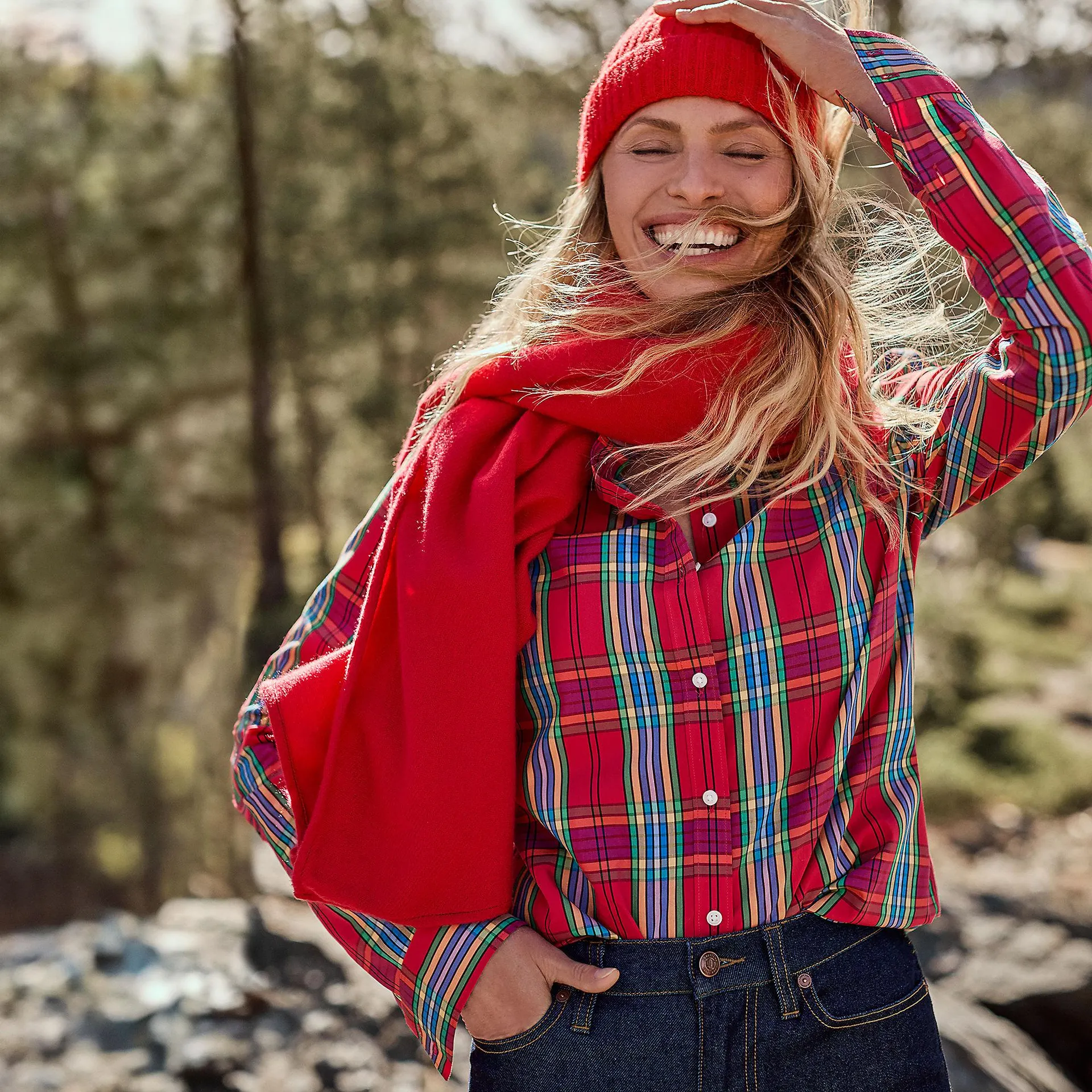 Women's No Iron Button Front Shirt