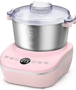 Electric Dough Maker 5Qt with Ferment Function, Dough Mixer with 304 Stainless Steel Bowl, Face-up Touch Panel, for Bread & Pizza