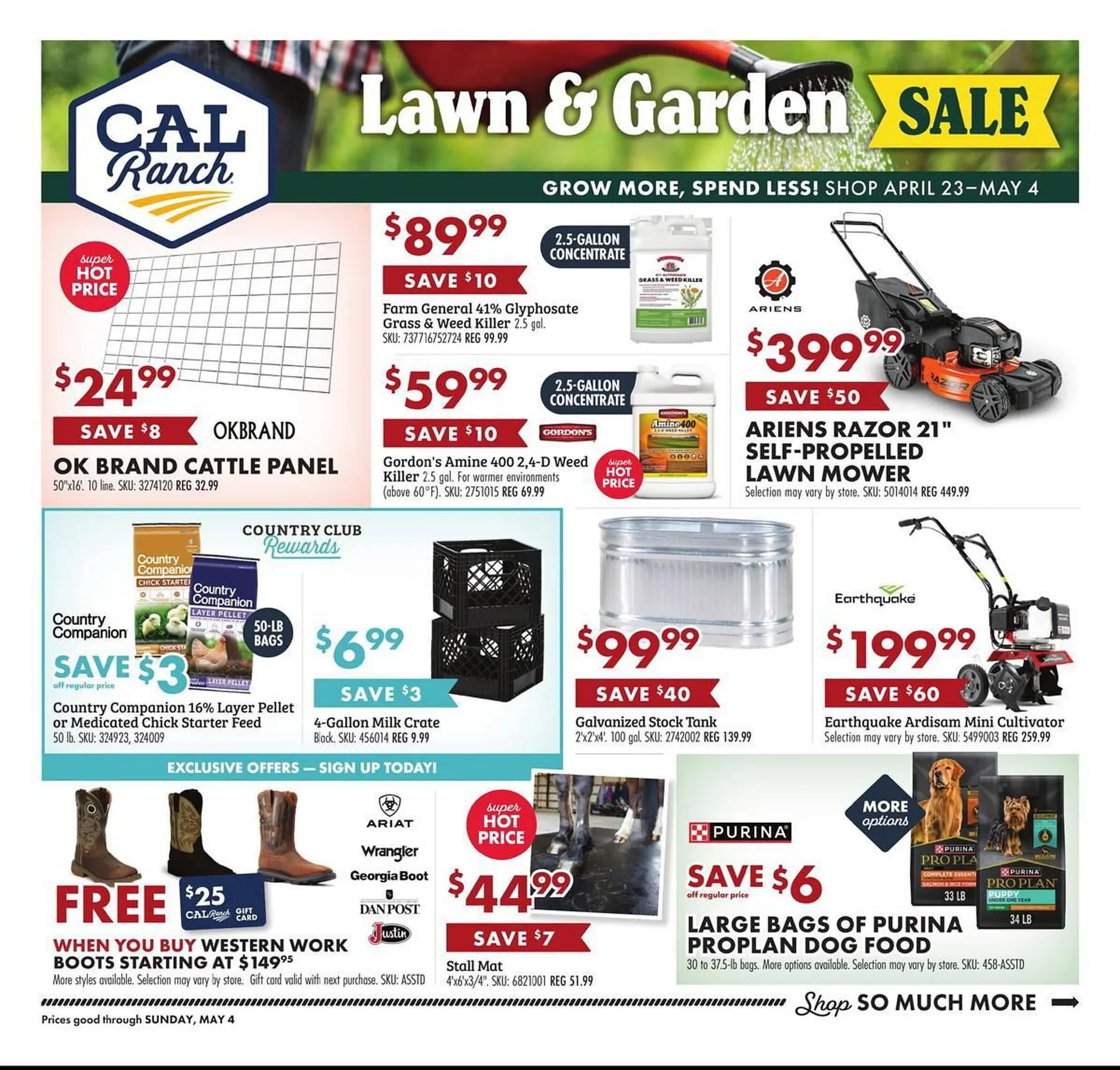 C A L Ranch Stores Weekly Ad - 1