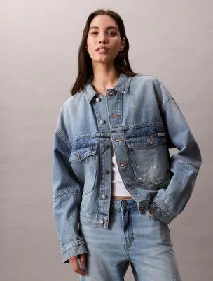 Distressed Denim Jacket