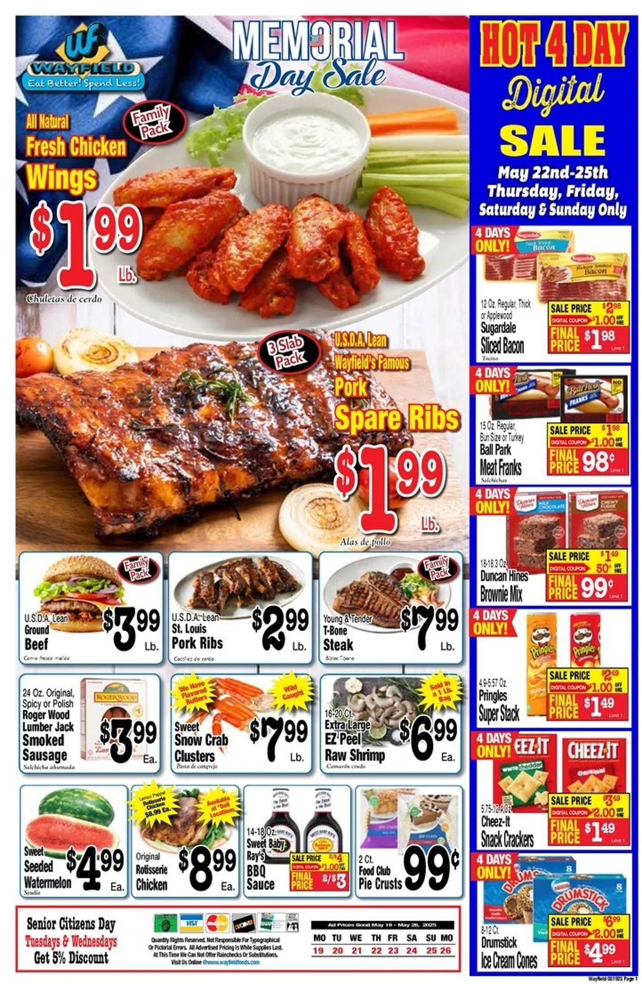 Weekly ad Wayfield from May 19 to May 26 2025 - Page 1