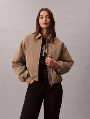 Shine Insulated Bomber Jacket