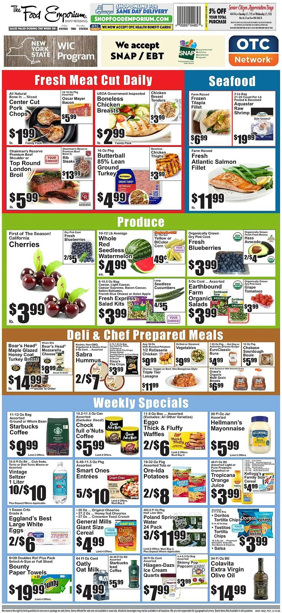 Weekly ad The Food Emporium circular from May 15 to May 21 2026 - Page 1