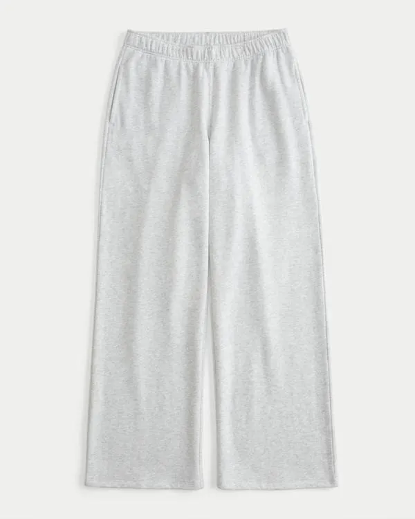 Wide-Leg Sweatpants