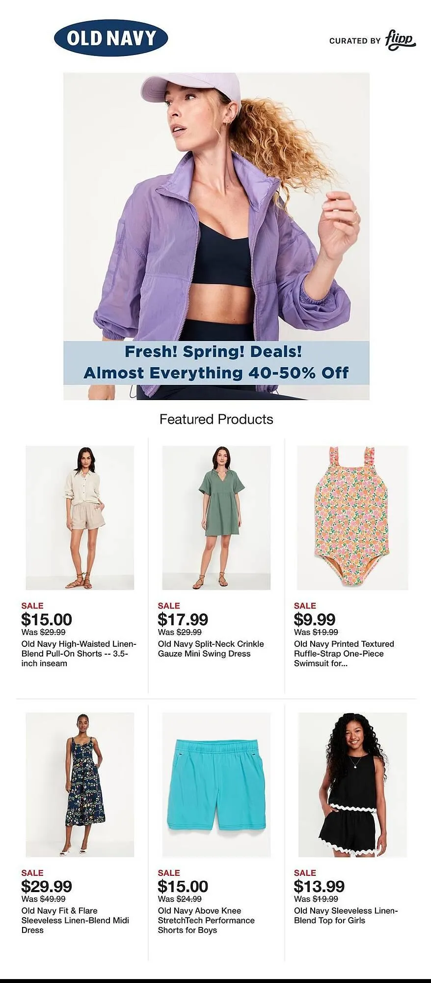 Weekly ad Old Navy Weekly Ad from May 12 to May 18 2025 - Page 1