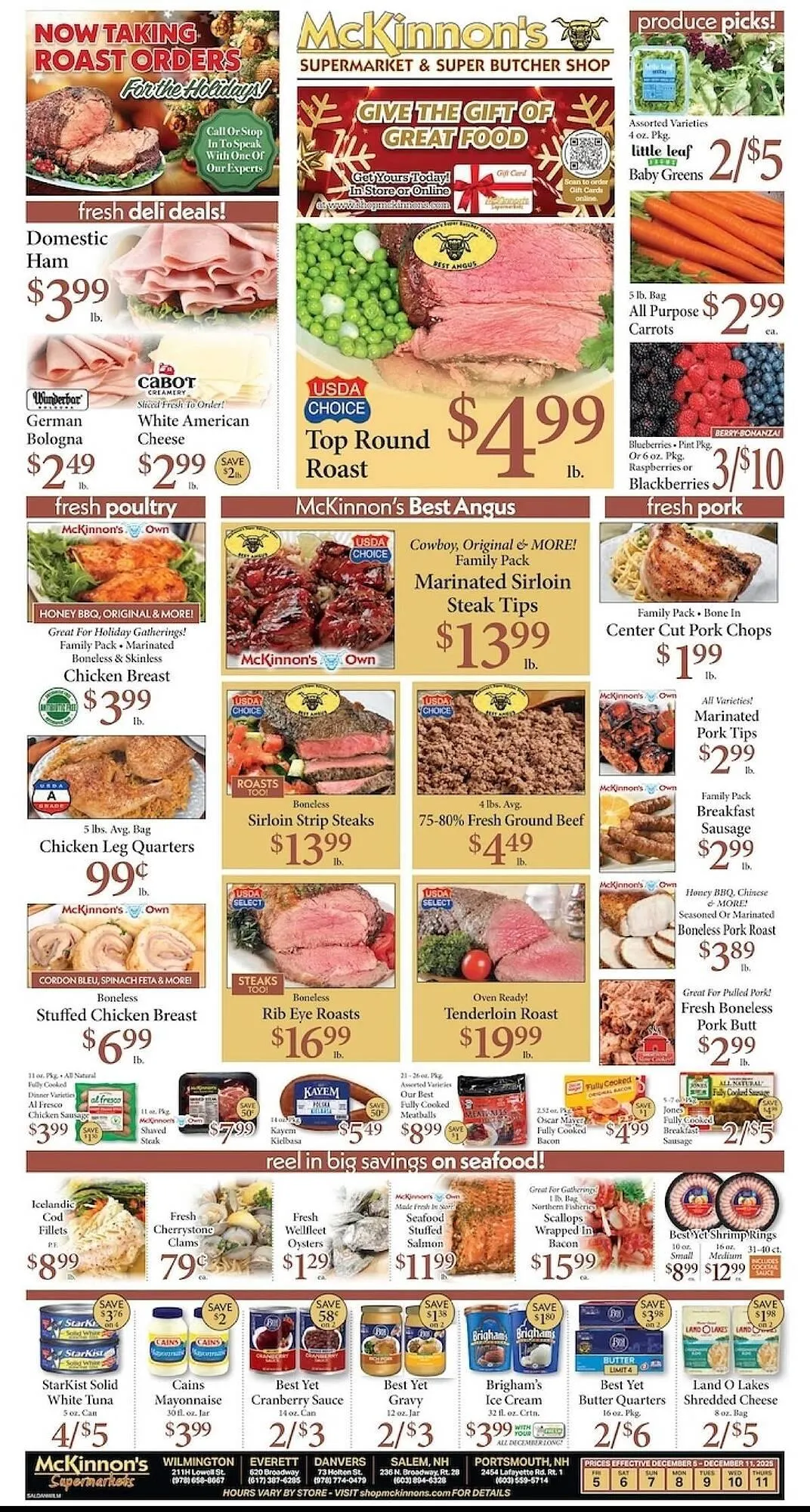 Weekly ad McKinnon's Supermarkets weekly ad from December 5 to December 11 2025 - Page 1